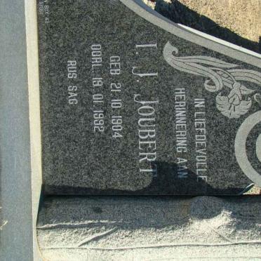 JOUBERT I.J. 1904-1992