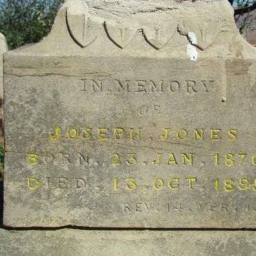 JONES Joseph 1876-1895