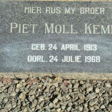 KEMP Piet Moll 1913-1968