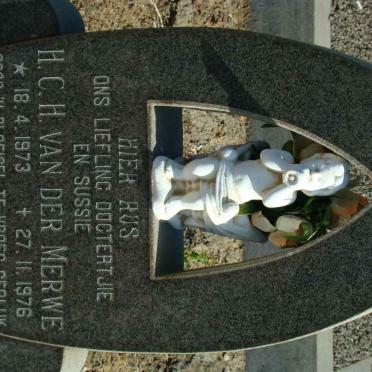 MERWE H.C.H., van der 1973-1976