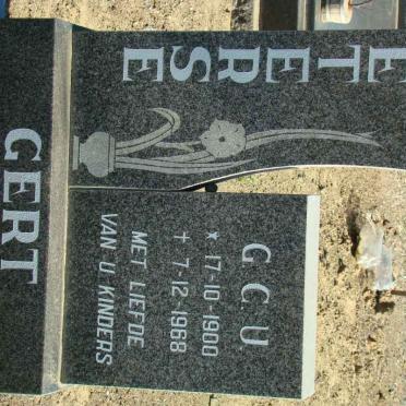 PIETERSE G.C.U. 1900-1968