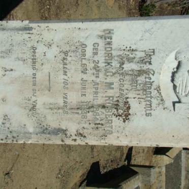 ROBERTS Hendrik C.M. 1884-1928