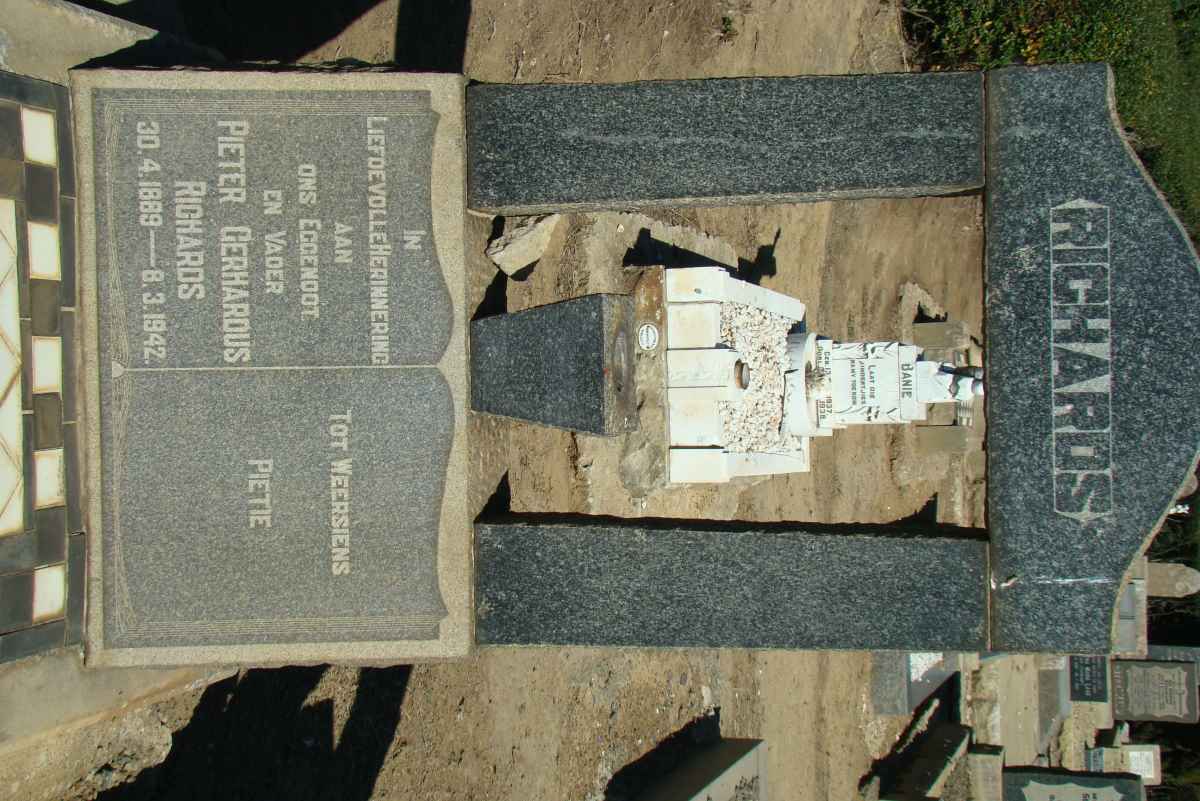 RICHARDS Pieter Gerhardus 1889-1942