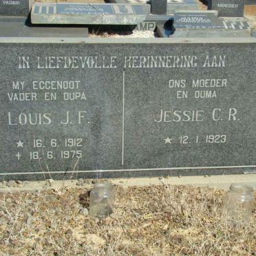 SCHALKWYK Louis J.F., van 1912-1975 &amp; Jessie C.R. 1923-
