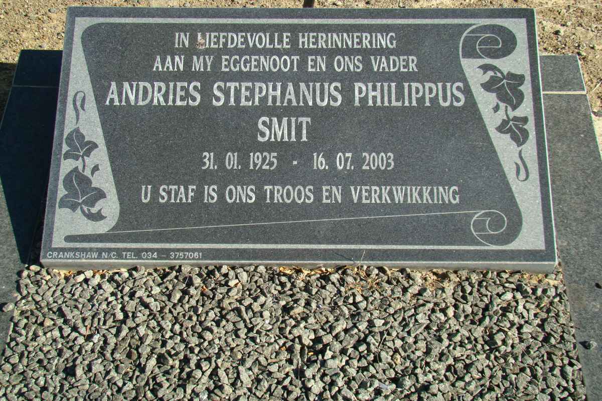 SMIT Andries Stephanus Philippus 1925-2003
