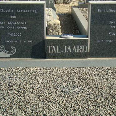 TALJAARD Nico 1900-1971 &amp; Sannie 1907-2003