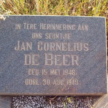 BEER Jan Cornelius, de 1948-1949