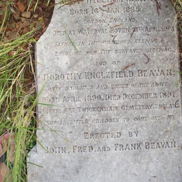 BEAVAN ? Wentham 1852-1901 :: BEAVAN Bert William 1885-1901 :: BEAVAN Dorothy Englefield 1890-1891