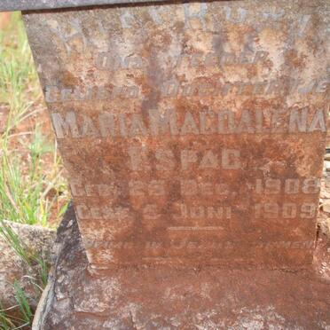 ESPAG Elizabeth Johanna 1914-1915 :: ESPAG Maria Magdalena 1908-1909 