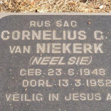 NIEKERK Cornelius C., van 1948-1952