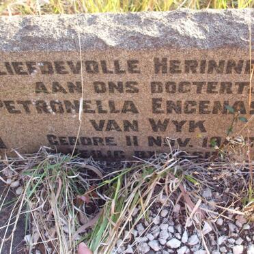 WYK Petronella Engenasiena, van 19??-