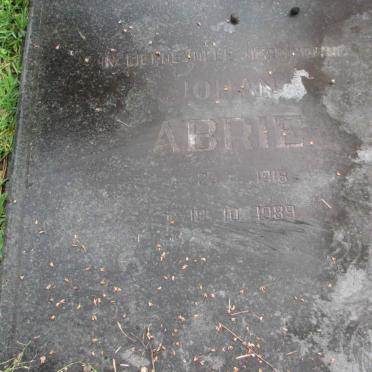 ABRIE Johan 1918-1989