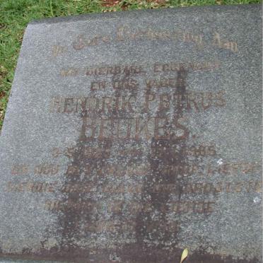 BEUKES Hendrik Petrus 19??-1965