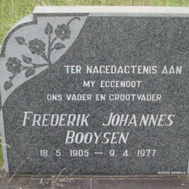 BOOYSEN Frederik Johannes 1905-1977