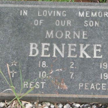 BENEKE Morne 1982-1983