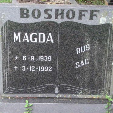 BOSHOFF Magda 1939-1992