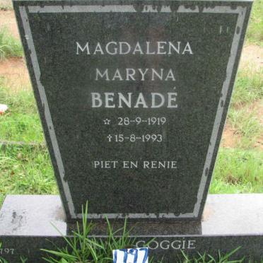BENADÉ Magdalena Maryna 1919-1993