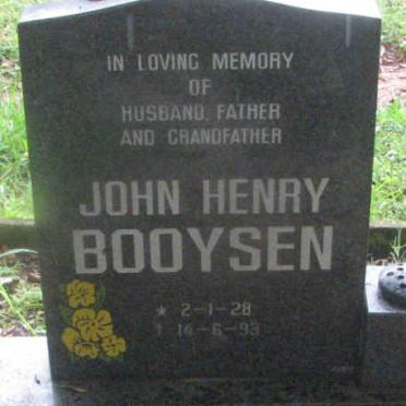 BOOYSEN John Henry 1928-1993