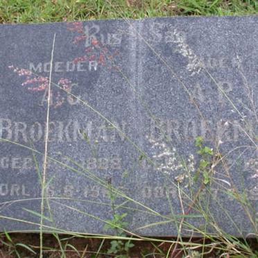 BROEKMAN  A.P. 18?-19?  &amp; A.C. 1888-19?