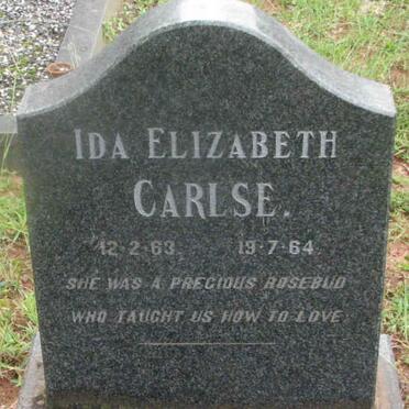 CARLSE Ida Elizabeth 1963-1964
