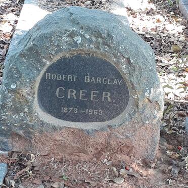 CREER Robert Barclay 1873-1963