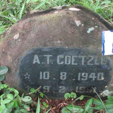 COETZEE A.T. 1940-1991
