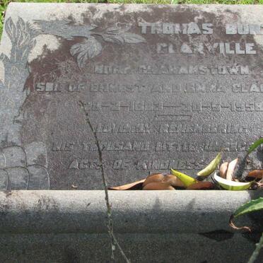 CLANVILLE Thomas Burt 1883-1958