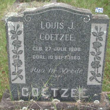 COETZEE Louis J. 1908-1960
