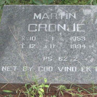 CRONJE Martin 1953-1994