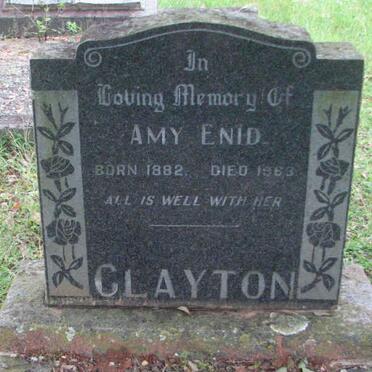 CLAYTON Amy Enid 1882-1963