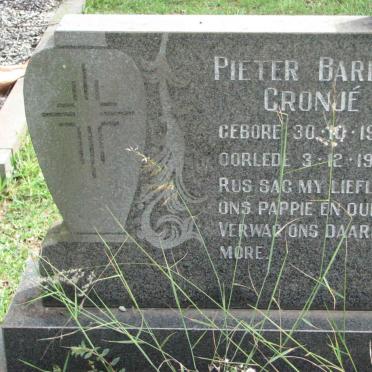 CRONJÉ Pieter Barend 1922-1975