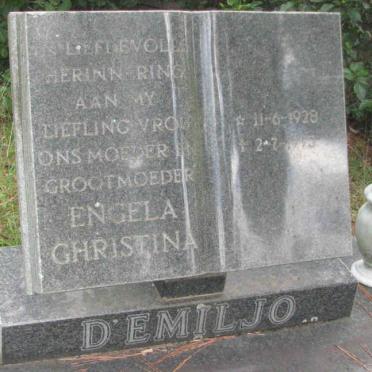 D’EMILJO Engela Christina 1928-1993