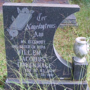 DUVENHAGE Willem Jacobus 192?-1981