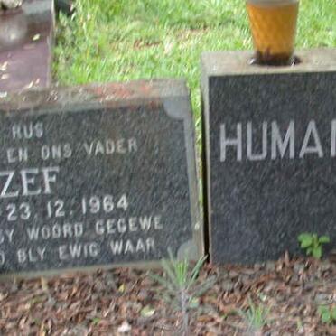HUMAN Jozef 1887-1964 &amp; Magdalena 1888-1976
