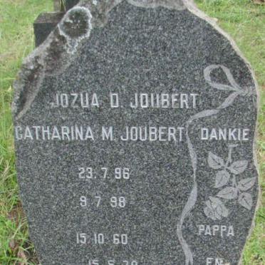 JOUBERT Jozua D. 1898-1996 &amp; Catharina M. 1878-1960