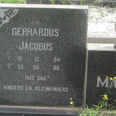 MAREE Gerhardus Jacobus 1904-1986