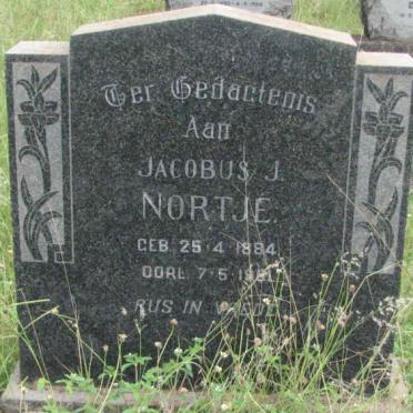 NORTJÉ Jacobus J. 1884-1981