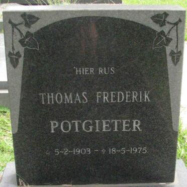 POTGIETER Thomas Frederik 1903-1975