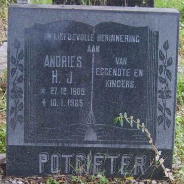 POTGIETER Andries H.J.  1905-1965