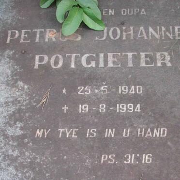 POTGIETER Petrus Johannes 1940-1994