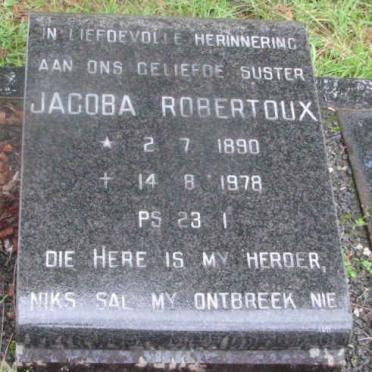 ROBERTOUX Jacoba 1890-1978