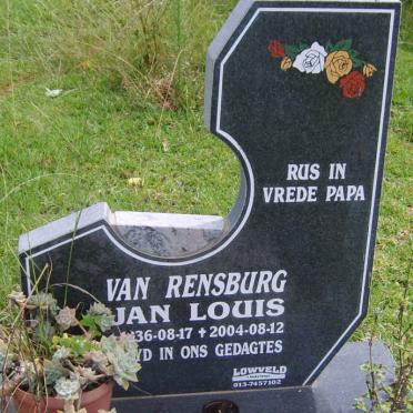 RENSBURG Jan Louis, van 1936-2004