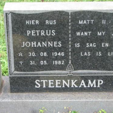 STEENKAMP Petrus Johannes 1946-1982