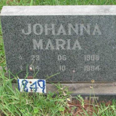 VINCENT Johanna Maria 1908-1994