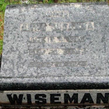 WISEMAN Anna Susanna