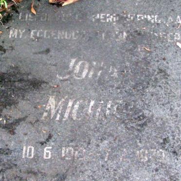 WALT Johan Michiel, van der 1913-1979