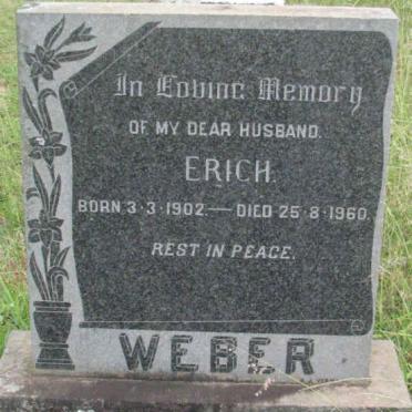 WEBER Erich 1902-1960