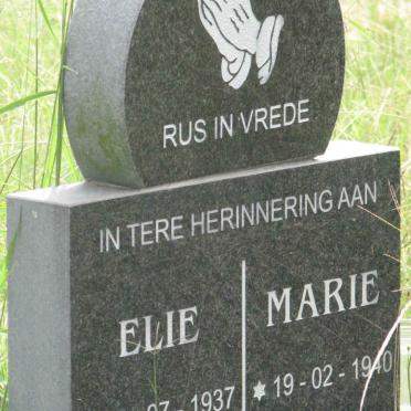 ? Elie 1937-2002 &amp; Marie 1940-
