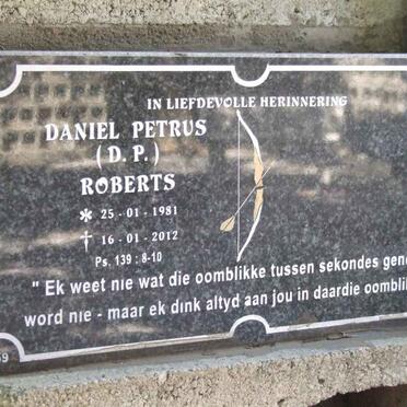 ROBERTS Daniel Petrus 1981-2012