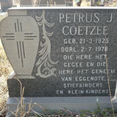 COETZEE Petrus J. 1925-1978
